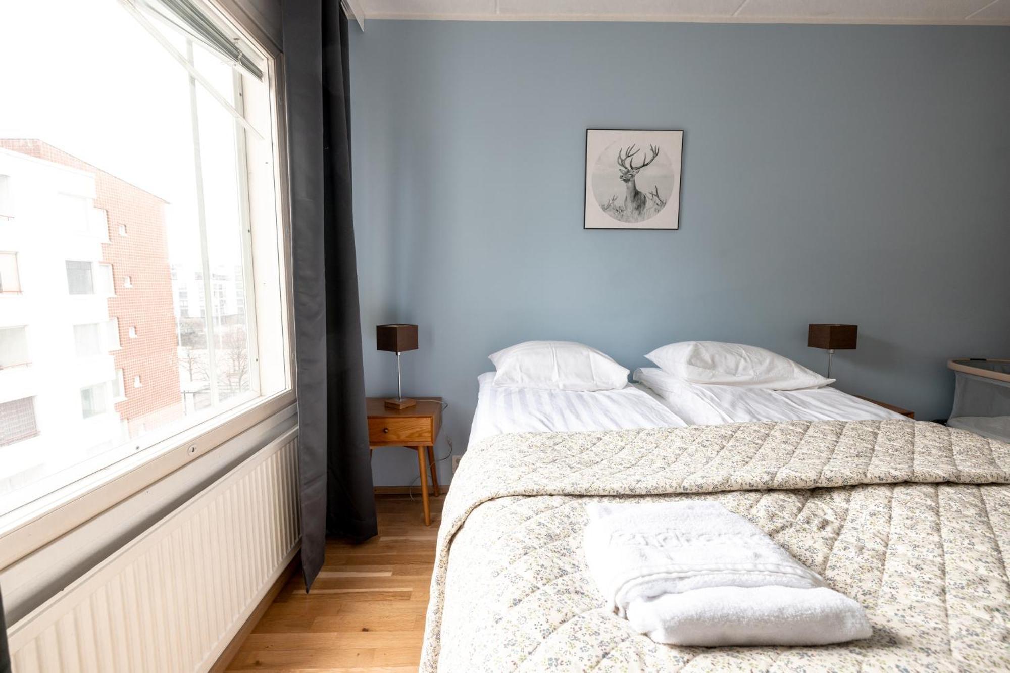 Bright & Comfy 79m2 2br With Sauna And Balcony Lägenhet